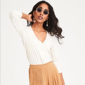 American Eagle fitted button up v-neck cardigan